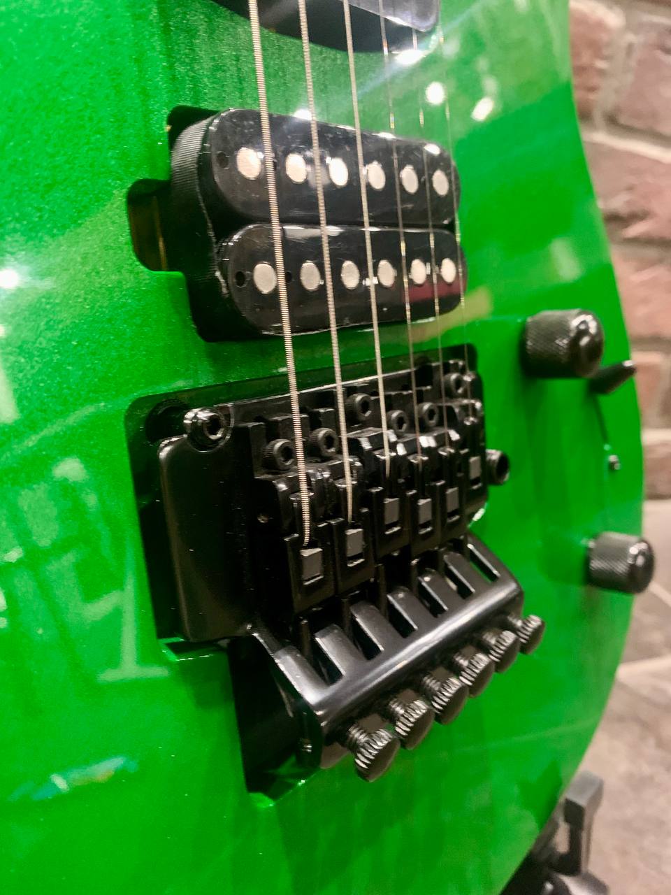Электрогитара Tricend Green HSH (аналог Jackson) - изображение 4