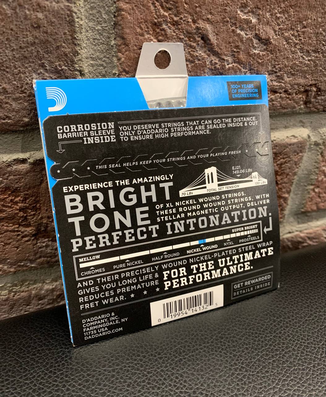 Струны для Электрогитары D'Addario Jazz Light 12-52 (USA) - изображение 4