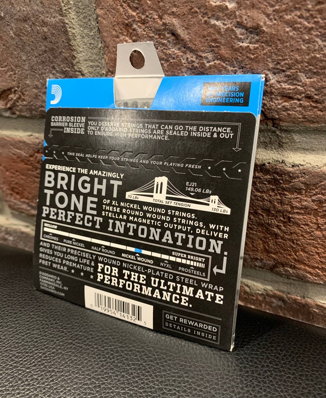 Струны для Электрогитары D'Addario Jazz Light 12-52 (USA) - изображение 6