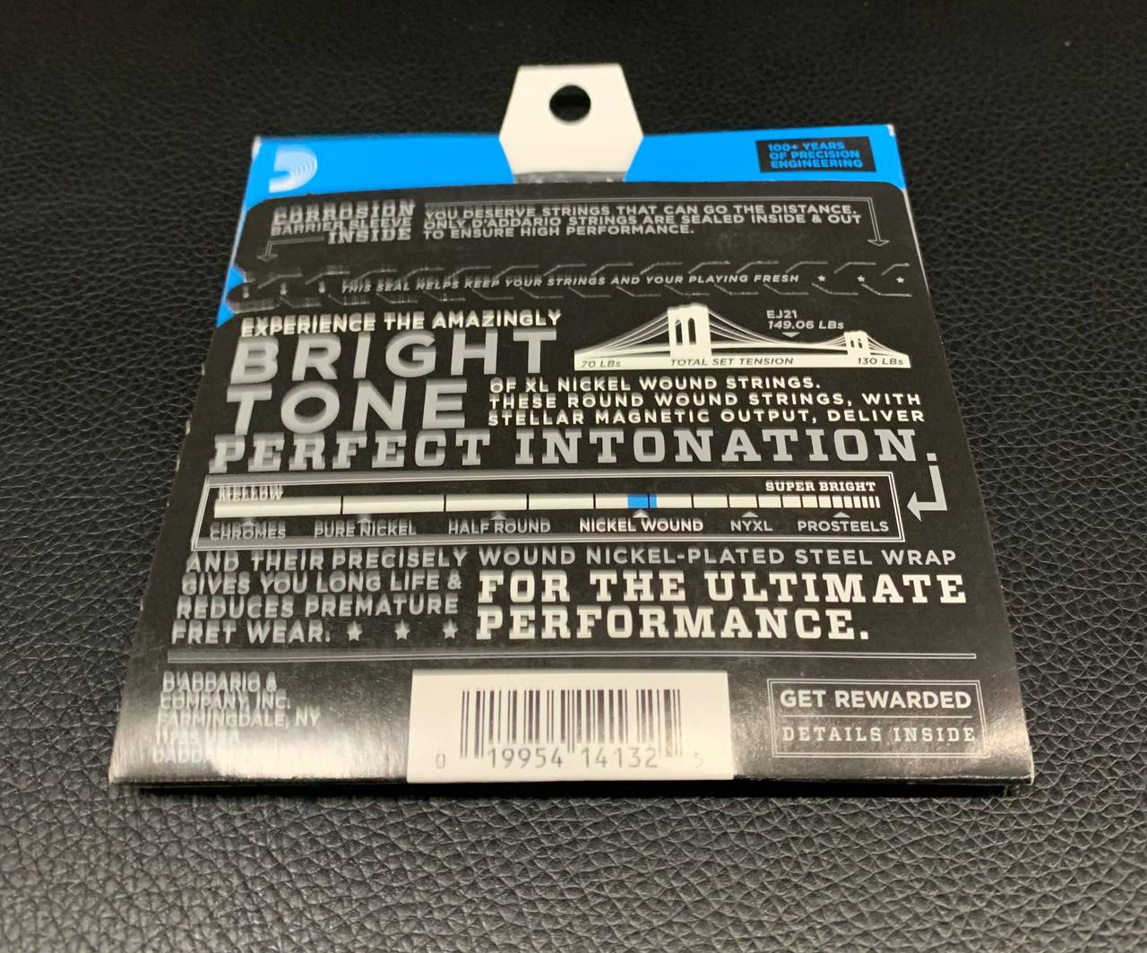 Струны для Электрогитары D'Addario Jazz Light 12-52 (USA) - изображение 9