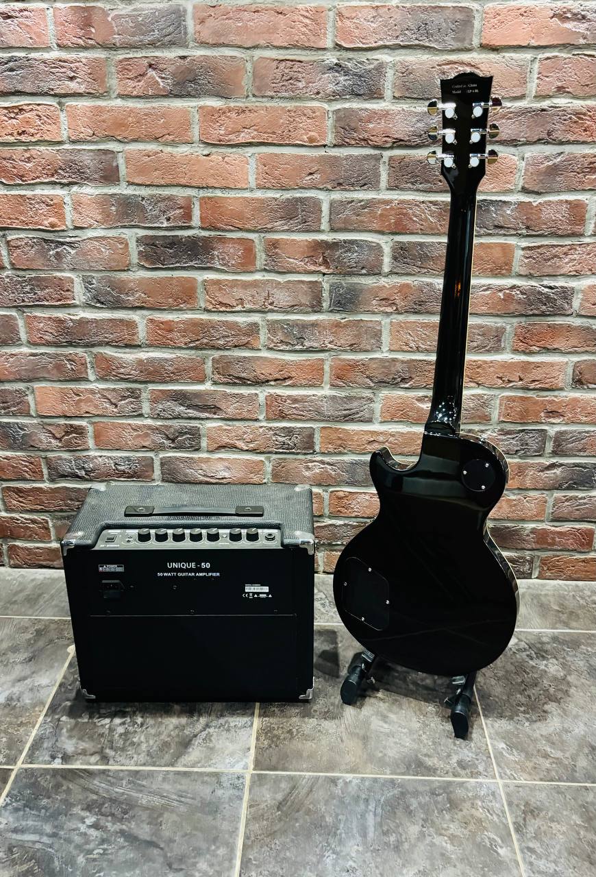 Электрогитара Les Paul BK Venom + Мощный Комбоусилитель 50 ват (комплект) - изображение 2