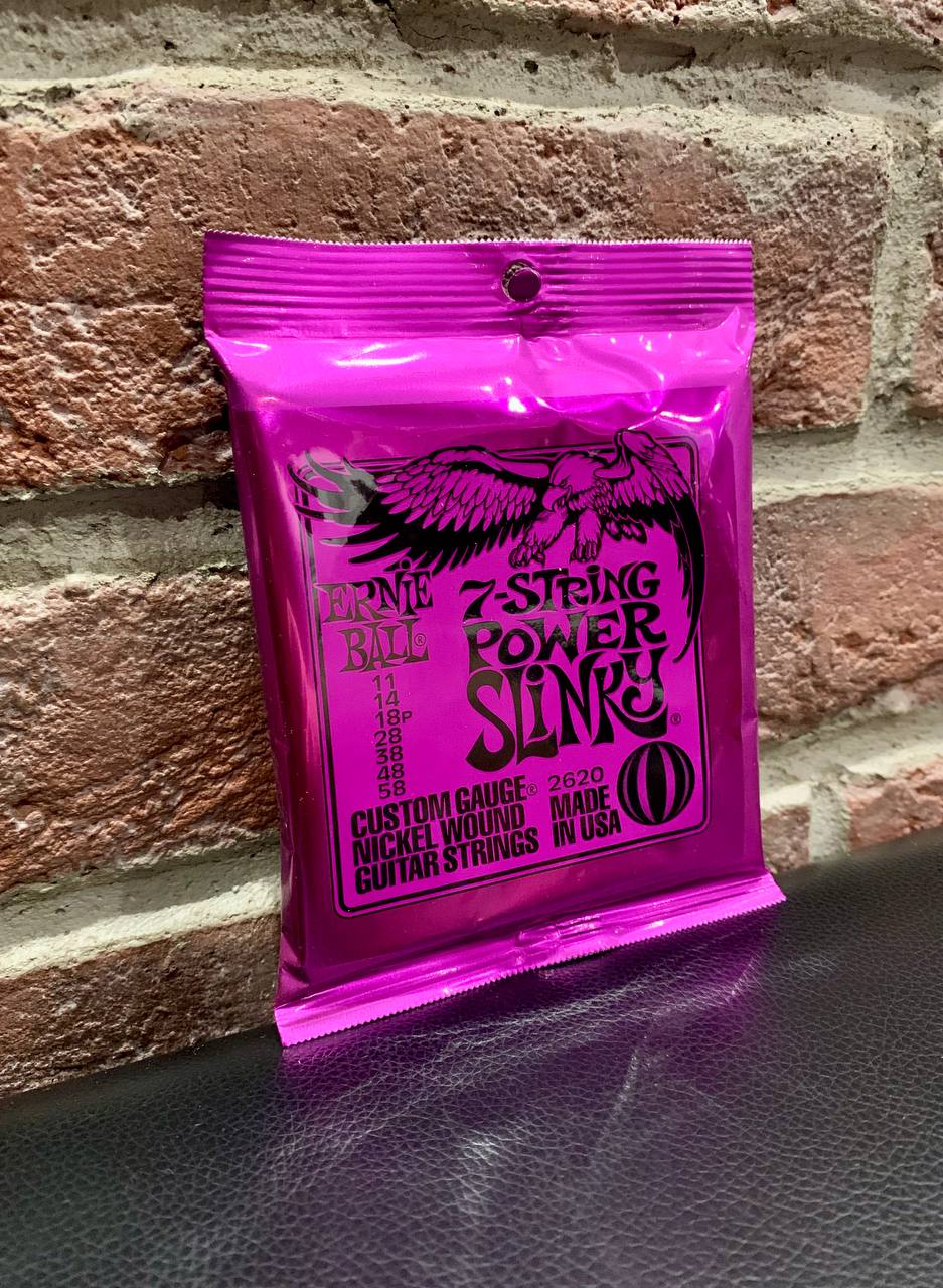 Струны для 7-ми струнной Электрогитары Ernie Ball 11-58 (USA) - изображение 4