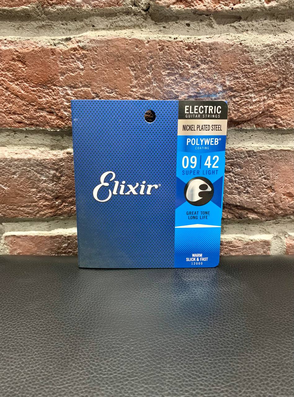 Струны для Электрогитары Elixir 9-42 (Оригинал)
