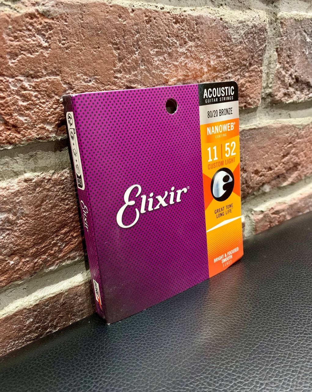 Струны для Акустической Гитары Elixir 11-52 (Оригинал) - изображение 4
