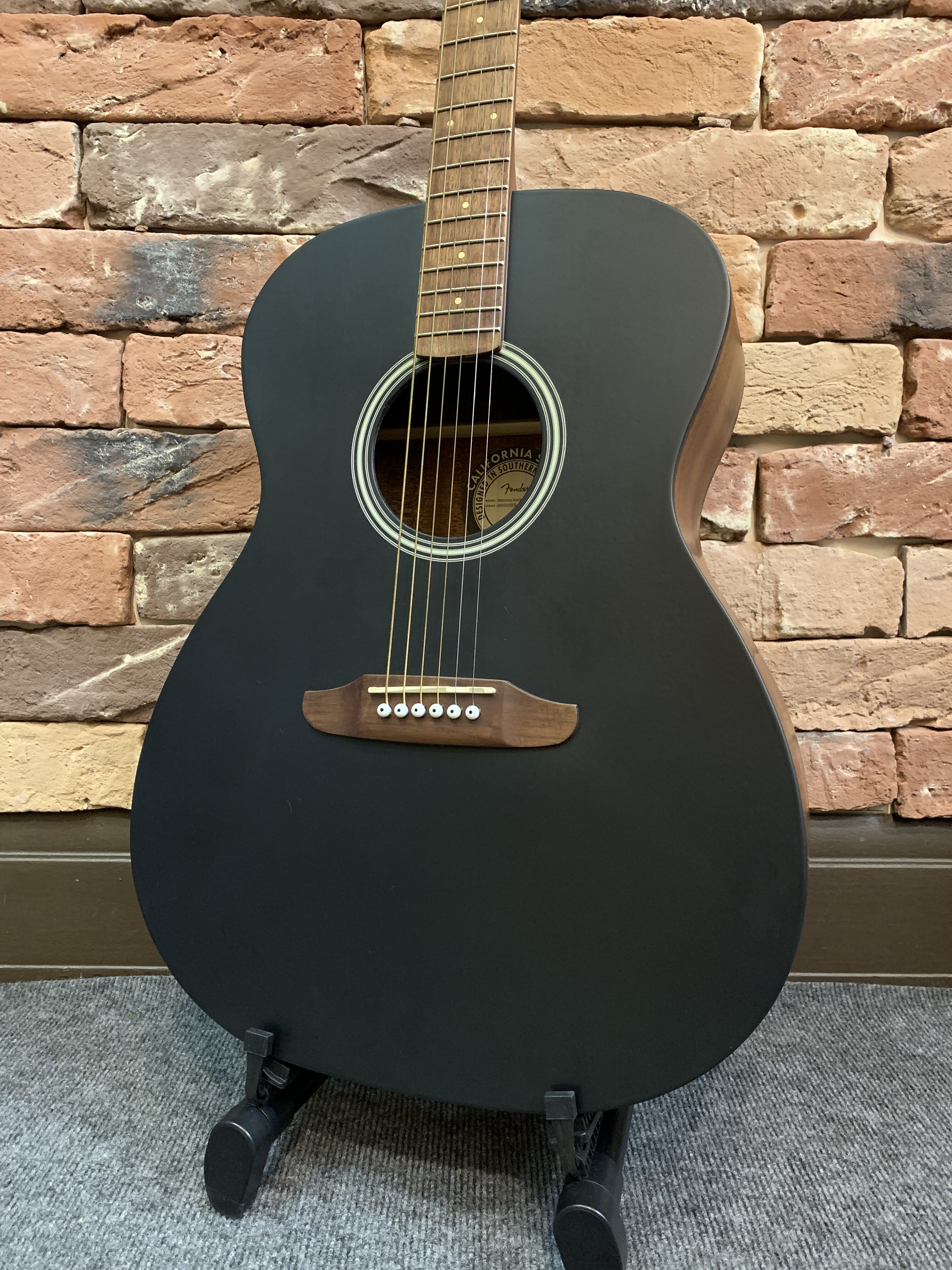 Гитара с Подключением Fender Monterey Black Matte (USA)