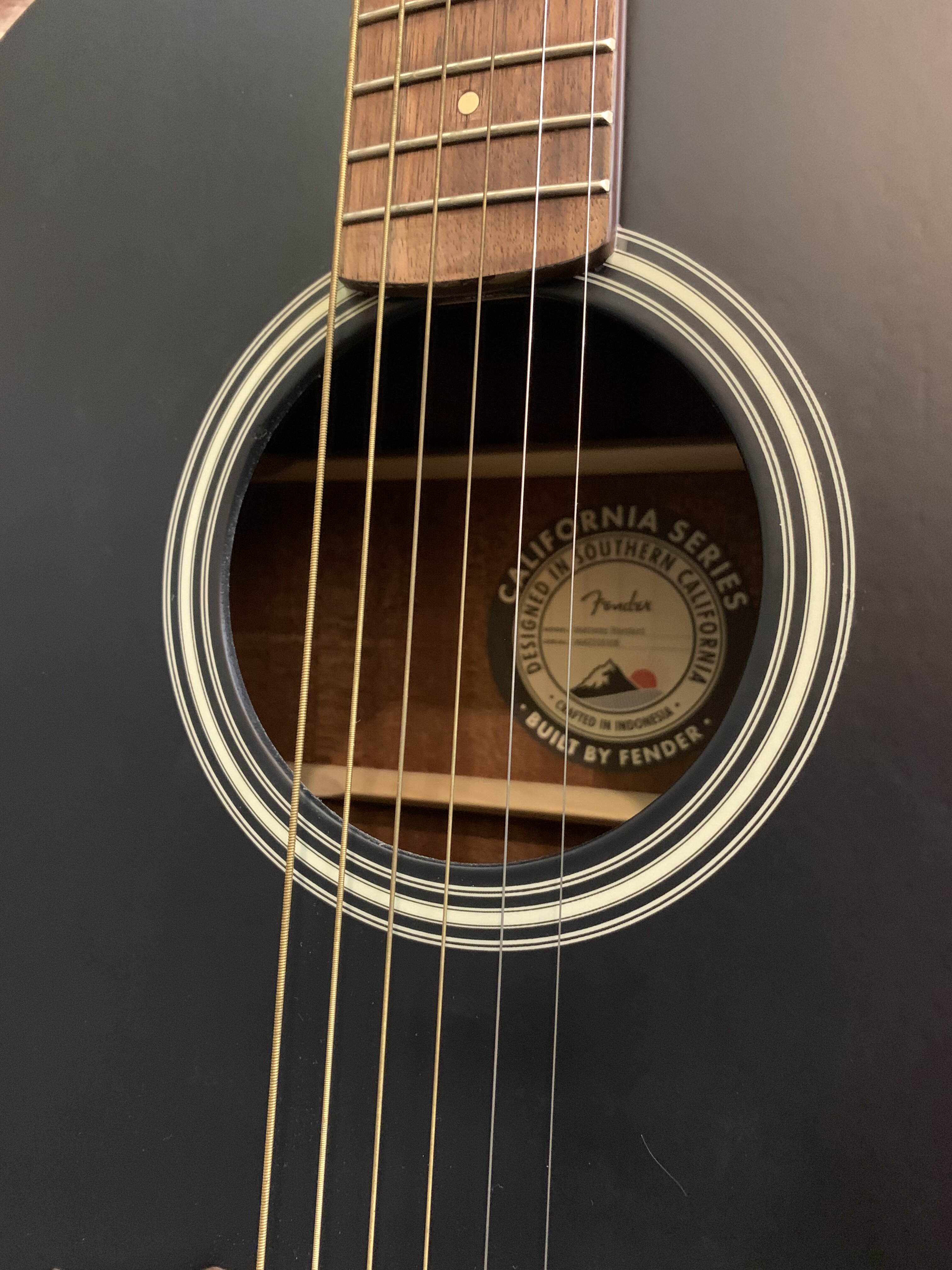 Гитара с Подключением Fender Monterey Black Matte (USA) - изображение 4