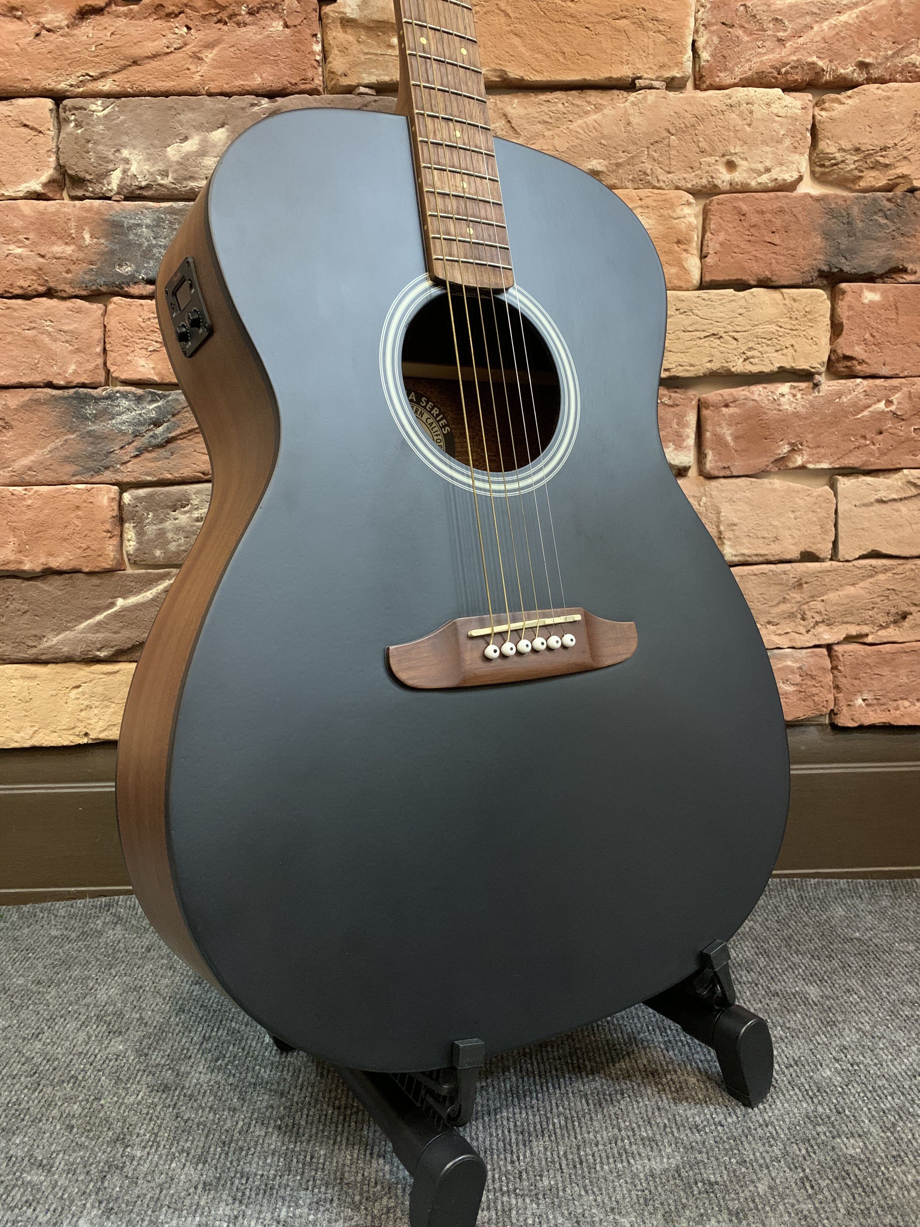 Гитара с Подключением Fender Monterey Black Matte (USA) - изображение 6