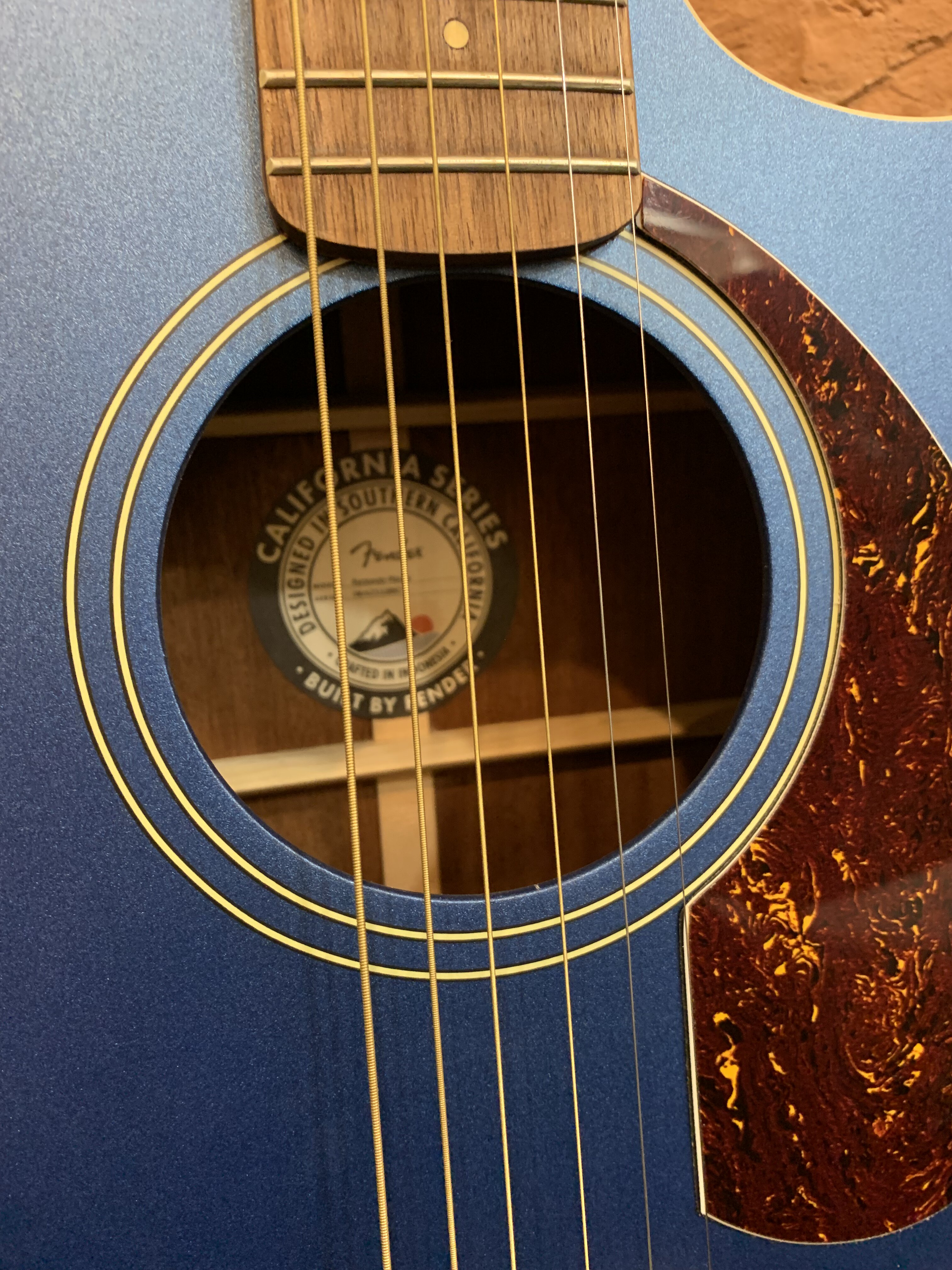 Гитара с Подключением Fender Redondo Player WN Blue - изображение 4