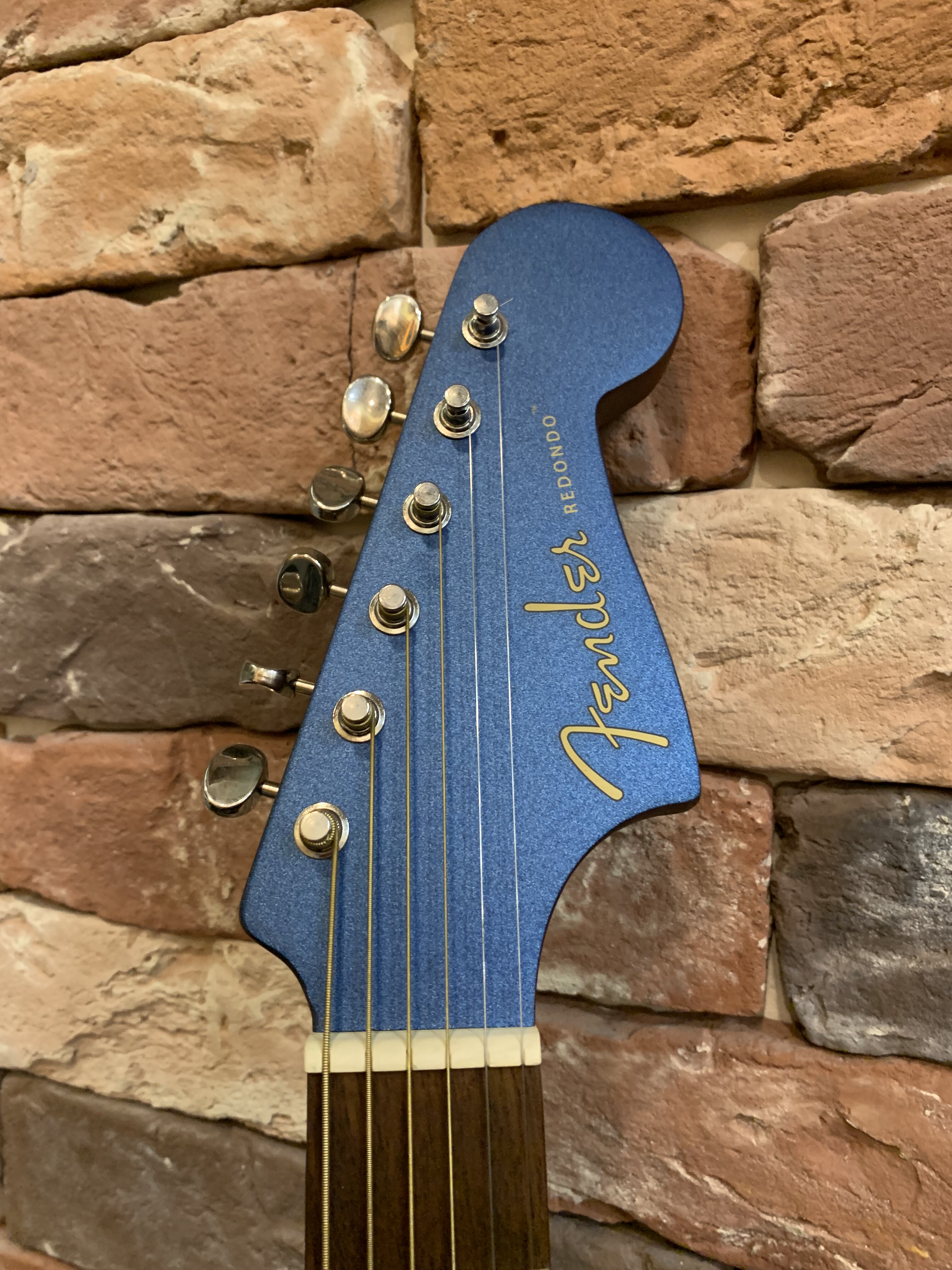 Гитара с Подключением Fender Redondo Player WN Blue - изображение 7