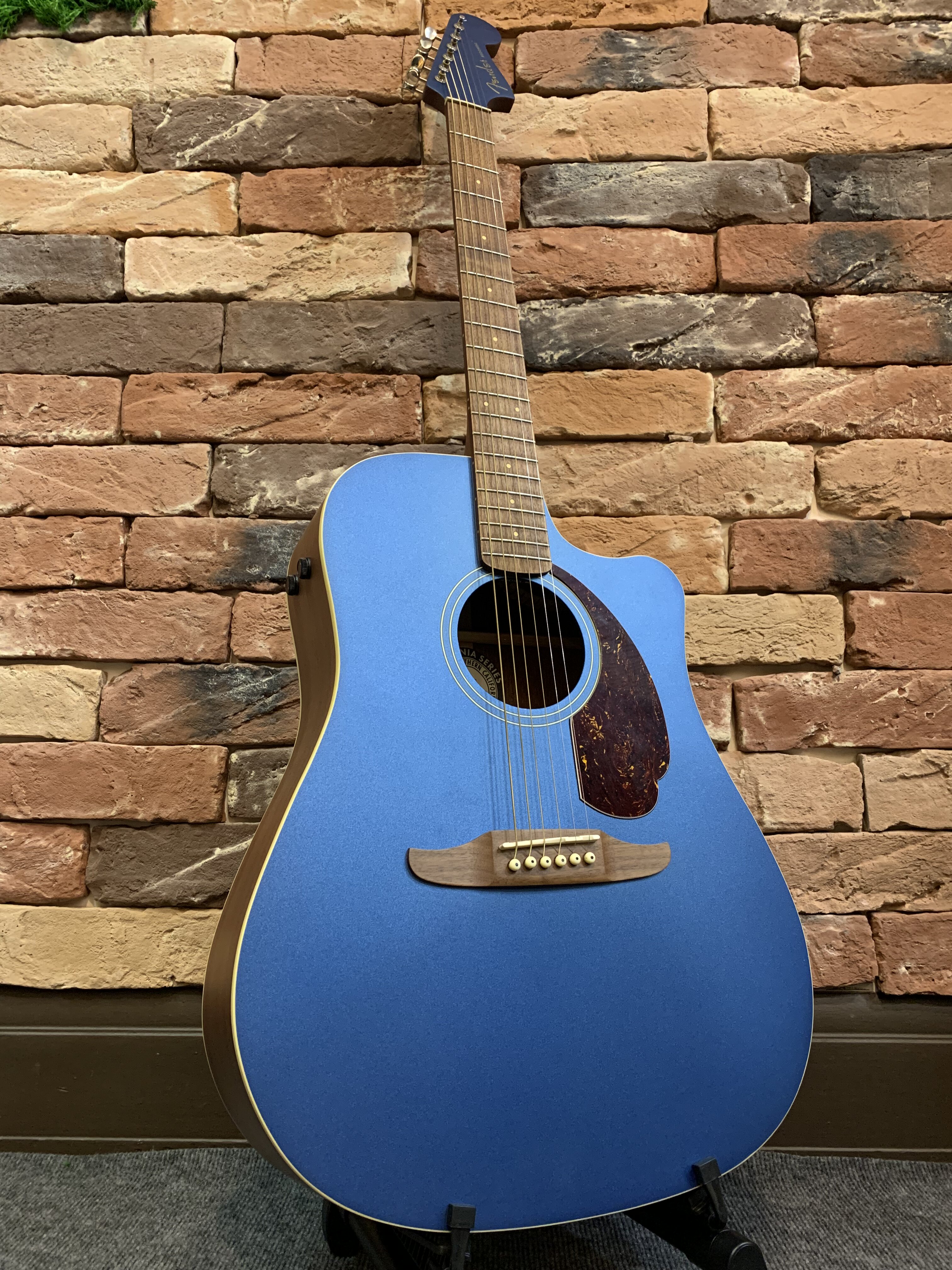 Гитара с Подключением Fender Redondo Player WN Blue - изображение 9