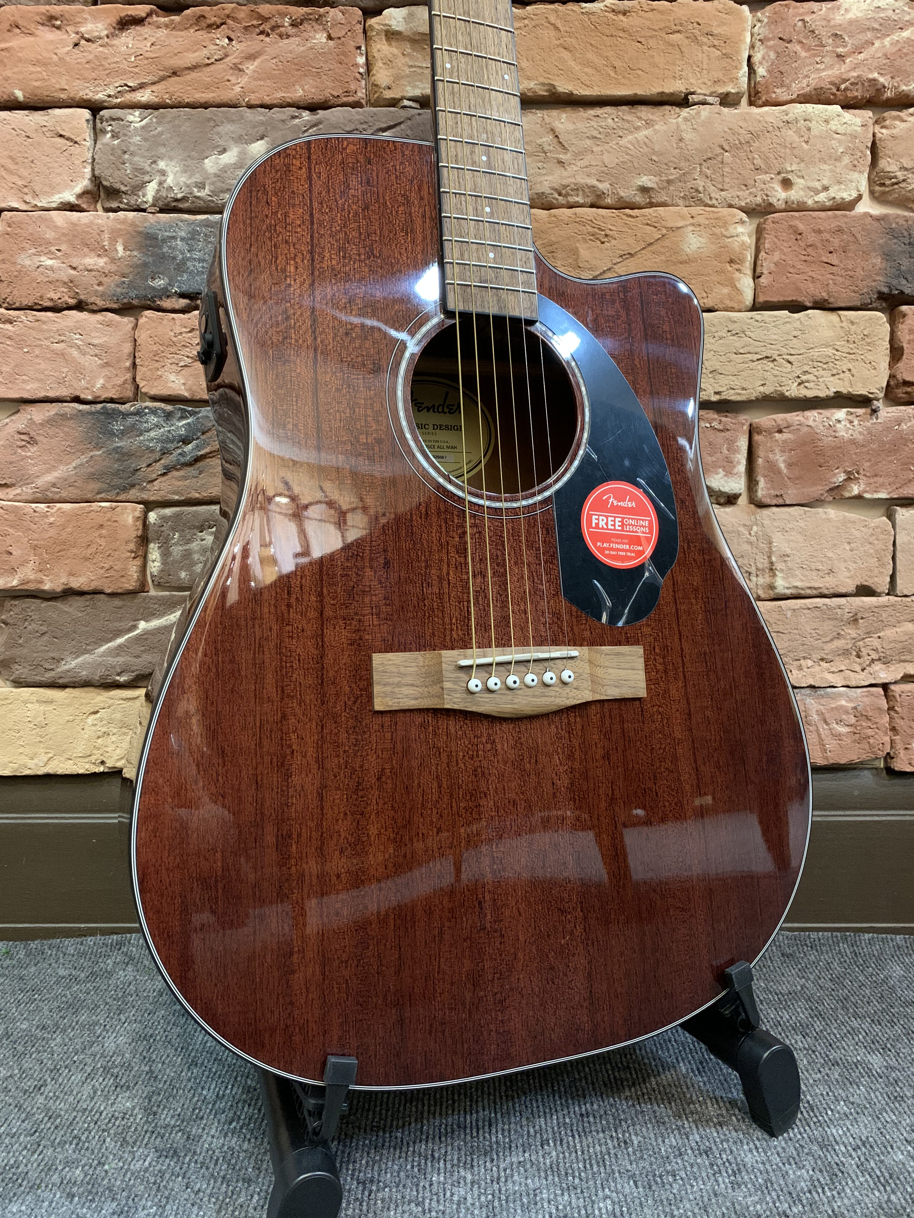 Электроакустическая Гитара Fender CD-60 SCE All Mahagony (Индонезия)