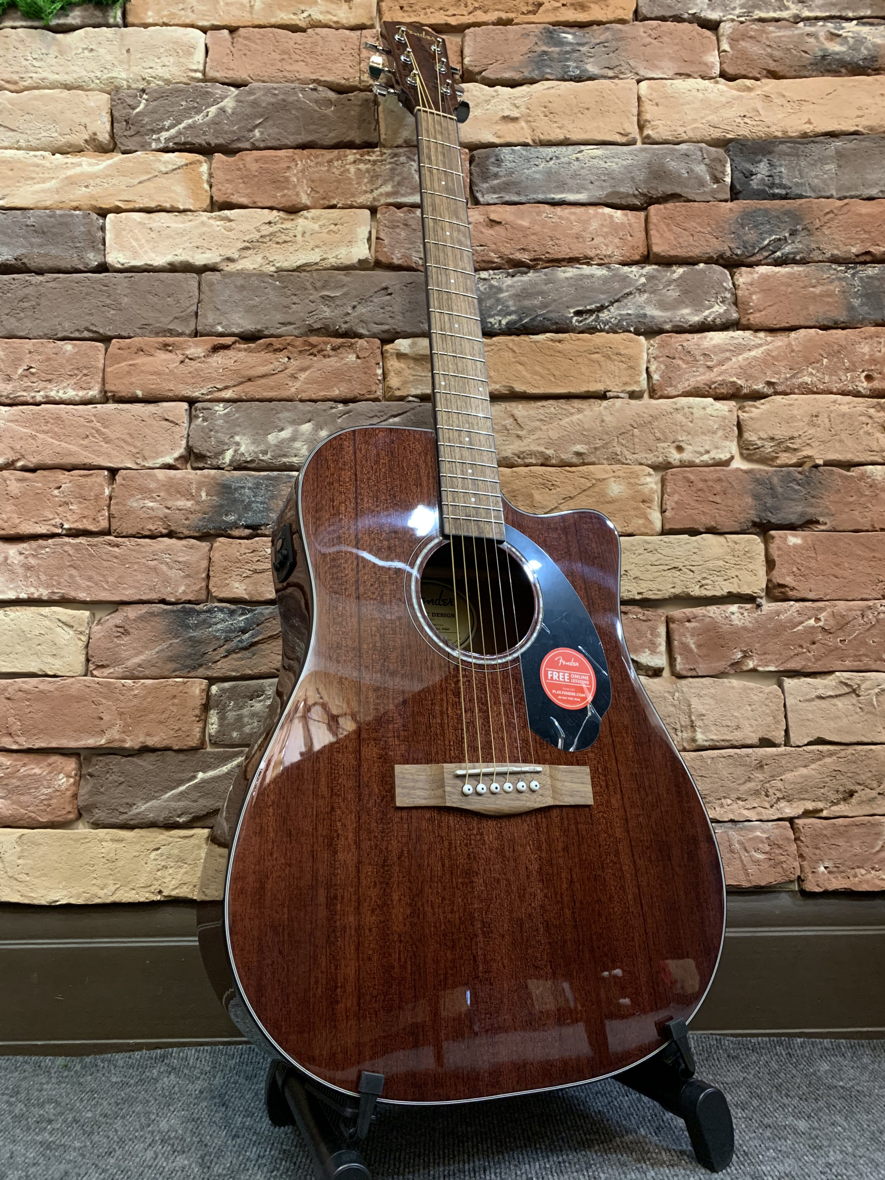 Электроакустическая Гитара Fender CD-60 SCE All Mahagony (Индонезия) - изображение 9