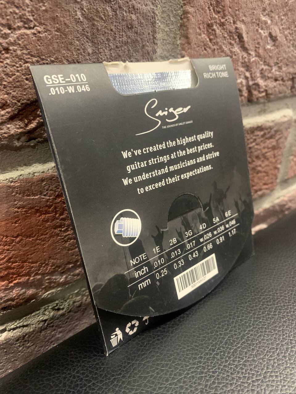 Струны для Электрогитары Smiger Bright Tone 10-46 - изображение 6