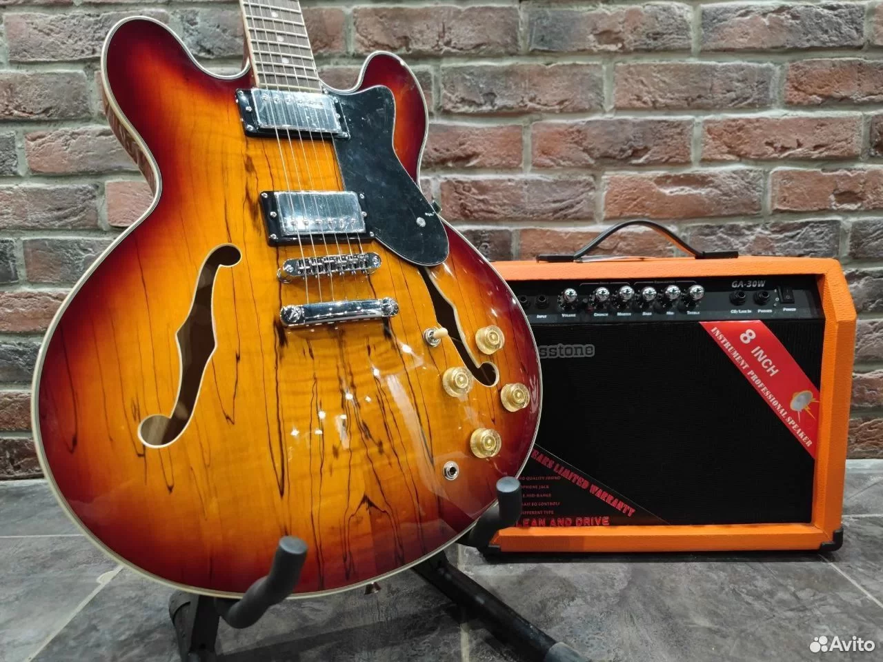 Электрогитара Root Note Archtop + Комбоусилитель 30 ват