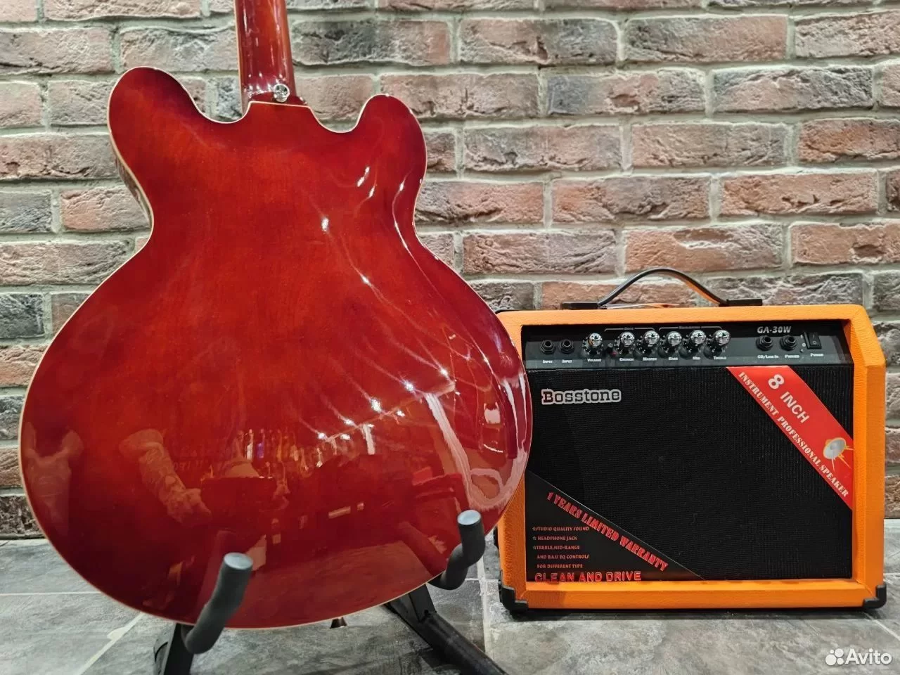 Электрогитара Root Note Archtop + Комбоусилитель 30 ват - изображение 2