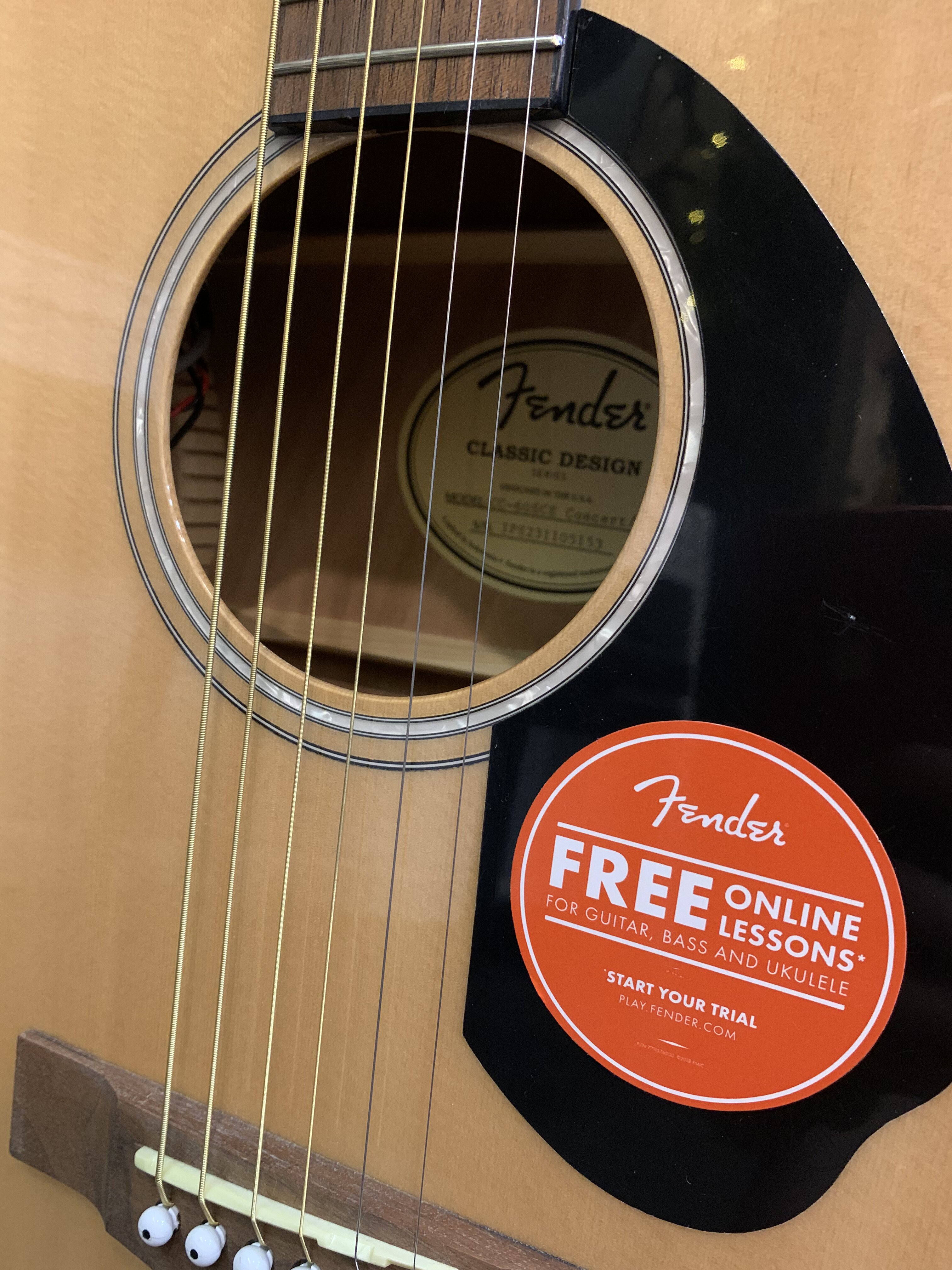Электроакустика Fender CD-60 SCE Natural (Индонезия) - изображение 4
