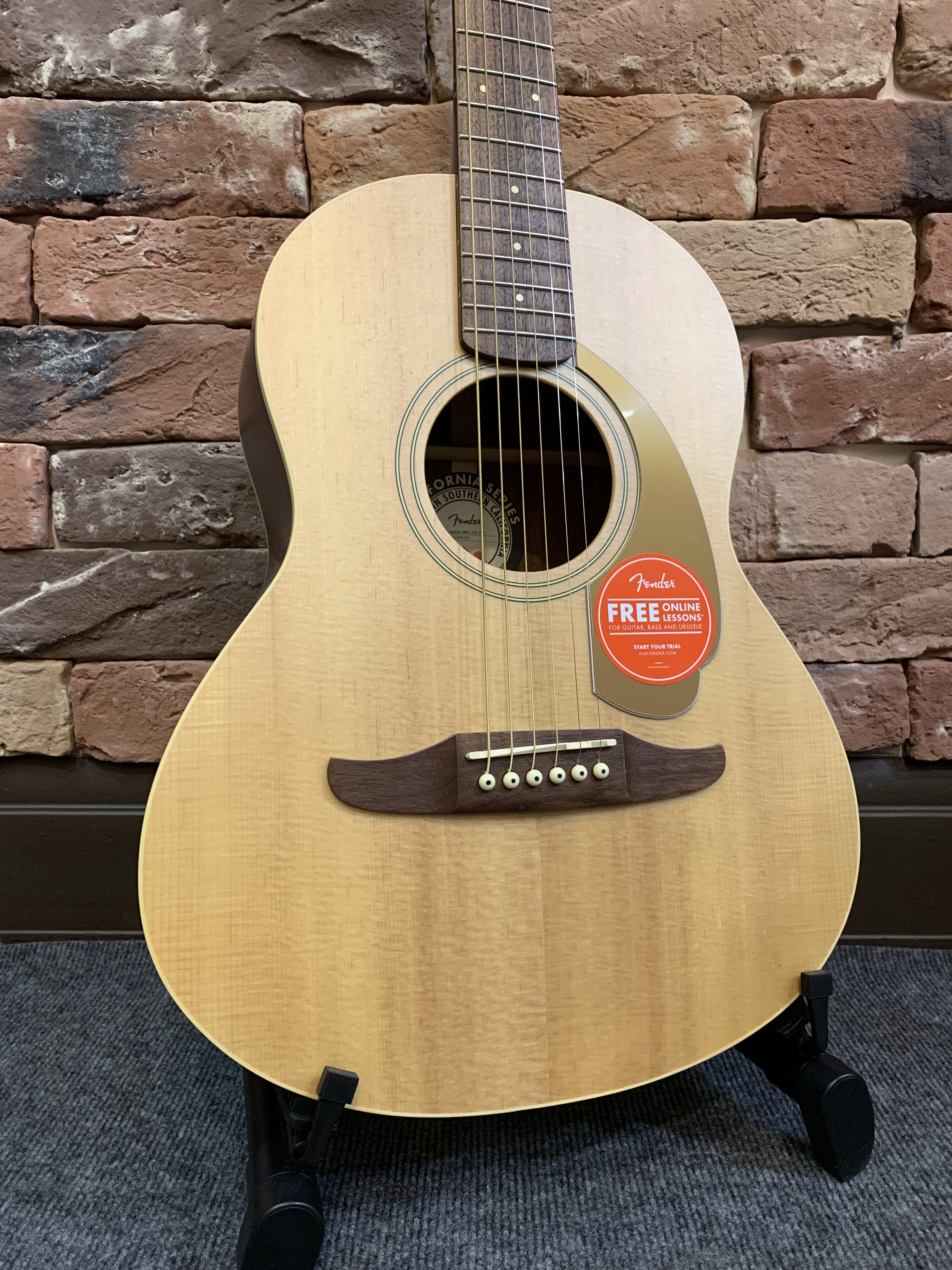 Акустическая Гитара Fender Sonoran Mini Natural (Мексика) - изображение 6
