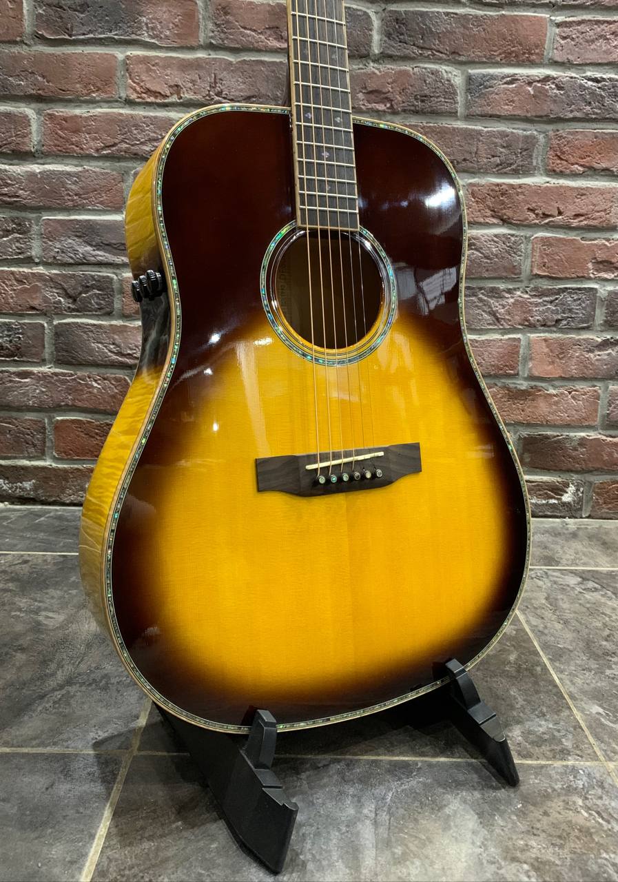 Электро-Акустическая Гитара StarSun Dreadnought BS-EQ (Массив Ели) - изображение 2