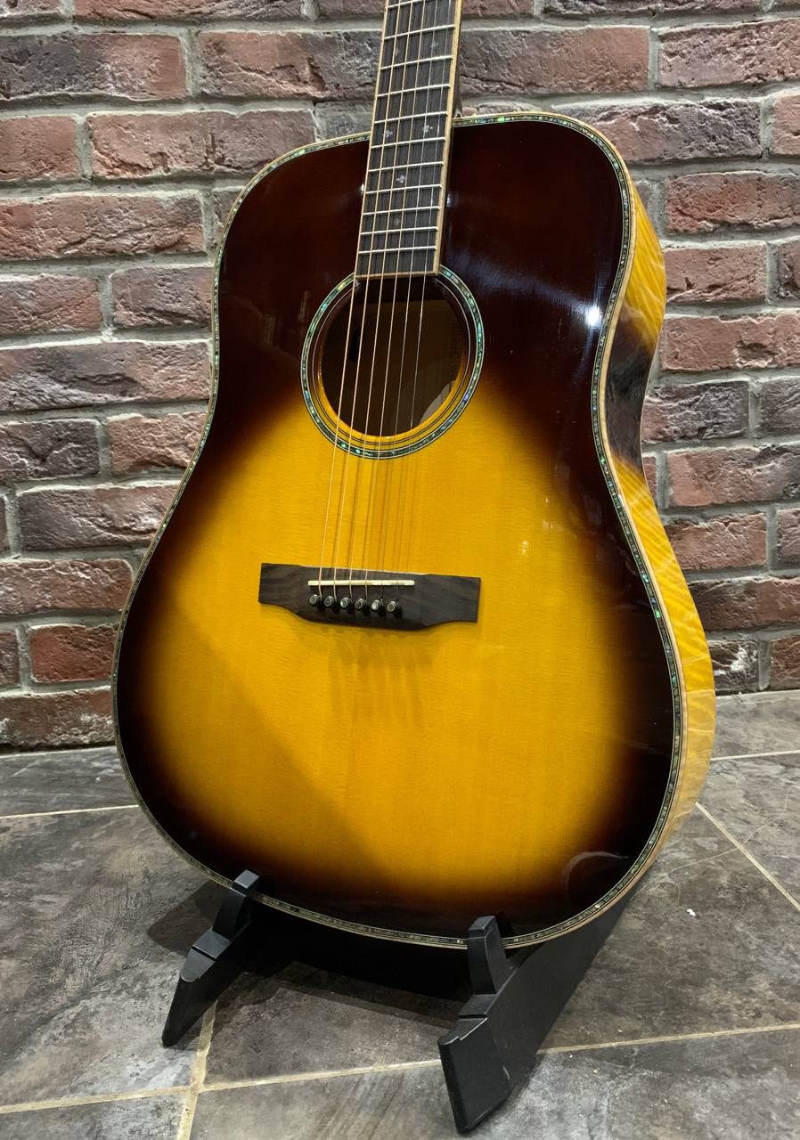 Электро-Акустическая Гитара StarSun Dreadnought BS-EQ (Массив Ели) - изображение 4