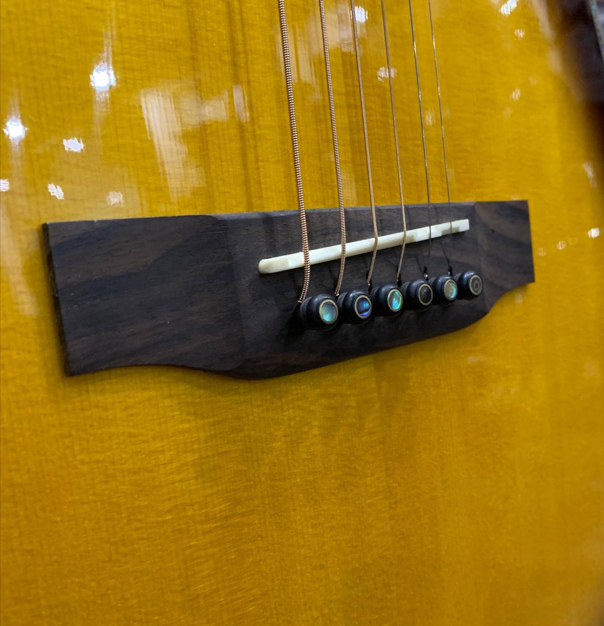 Электро-Акустическая Гитара StarSun Dreadnought BS-EQ (Массив Ели) - изображение 6