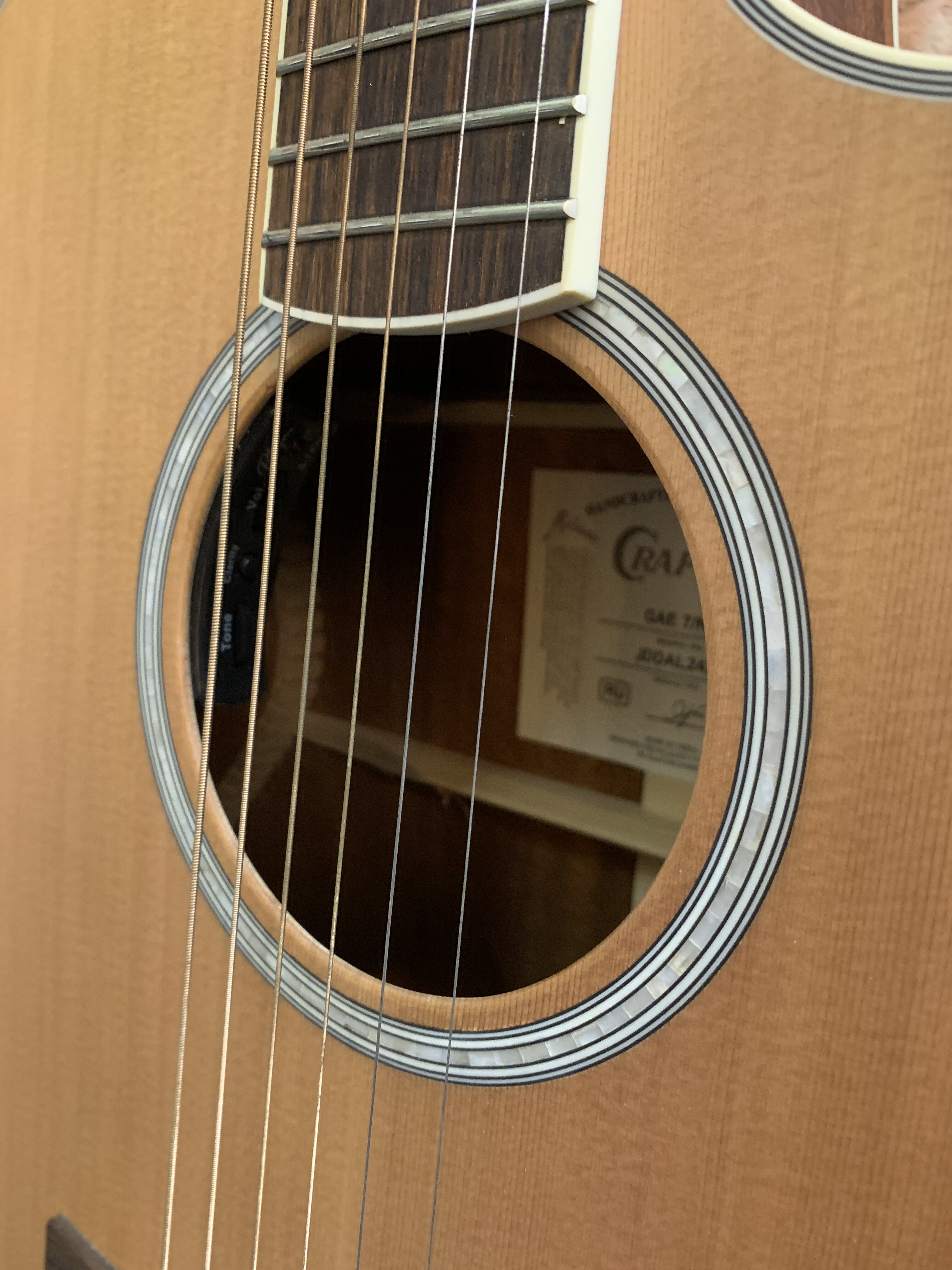 Электроакустическая Гитара Crafter GAE-7 - изображение 3