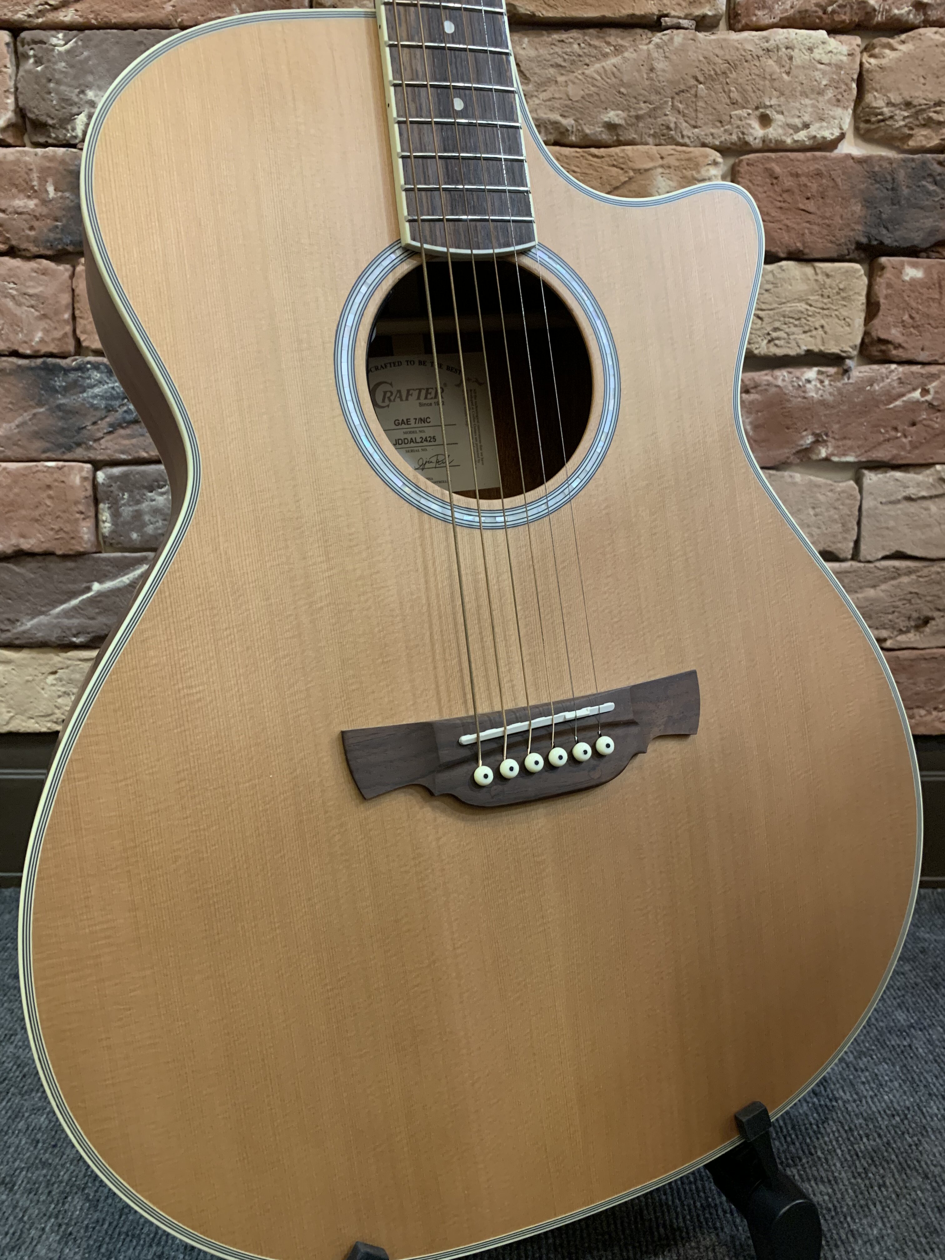 Электроакустическая Гитара Crafter GAE-7 - изображение 5