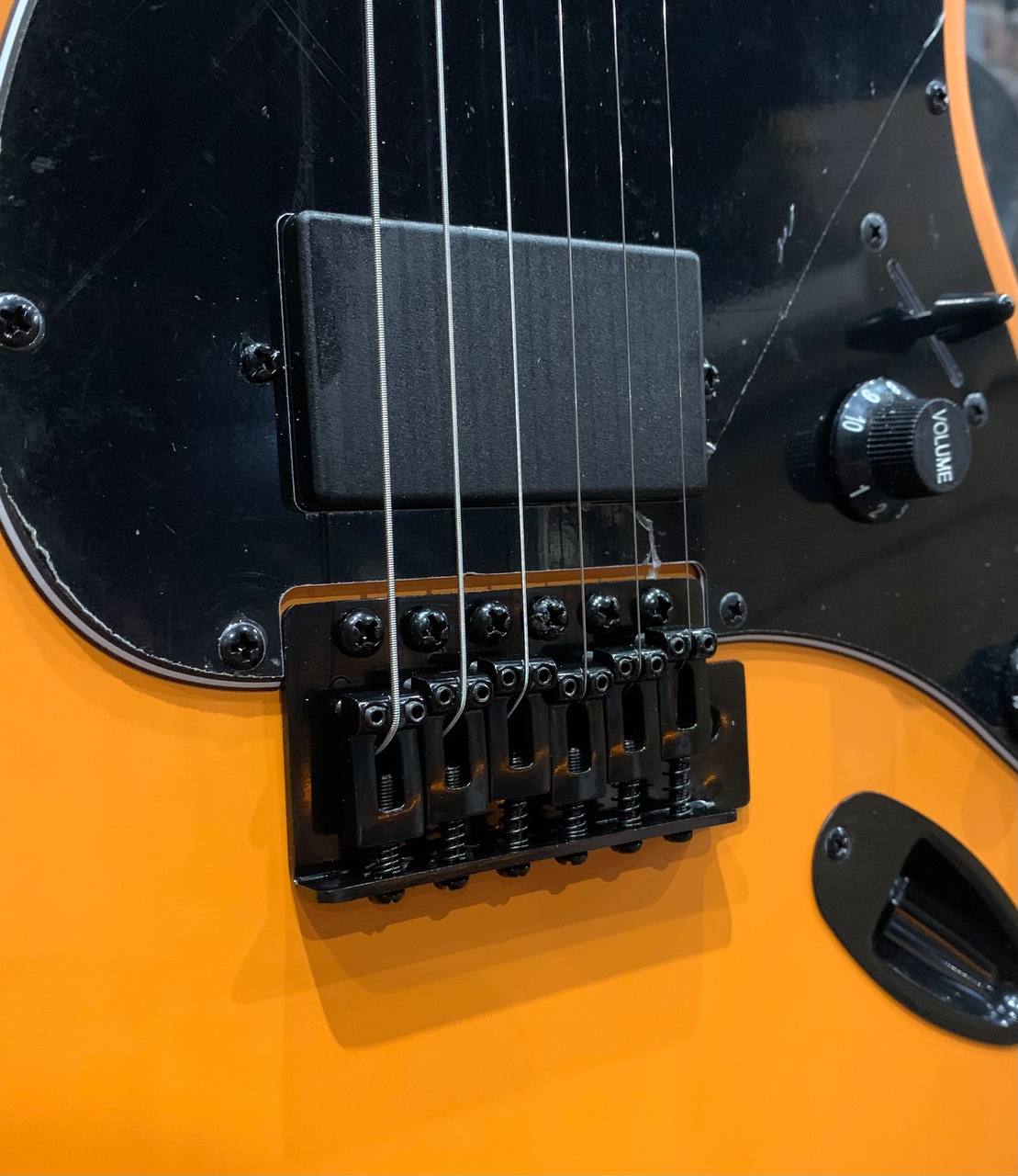 Электрогитара Stratocaster HH Orange - изображение 4