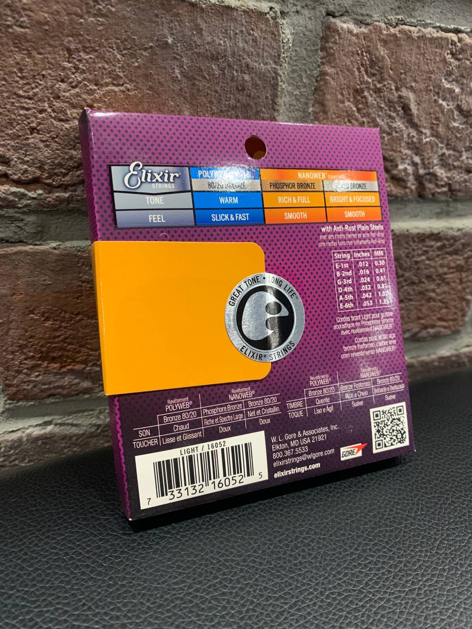 Струны для Акустической Гитары Elixir 12-53 Phosphor Bronze (Оригинал) - изображение 4