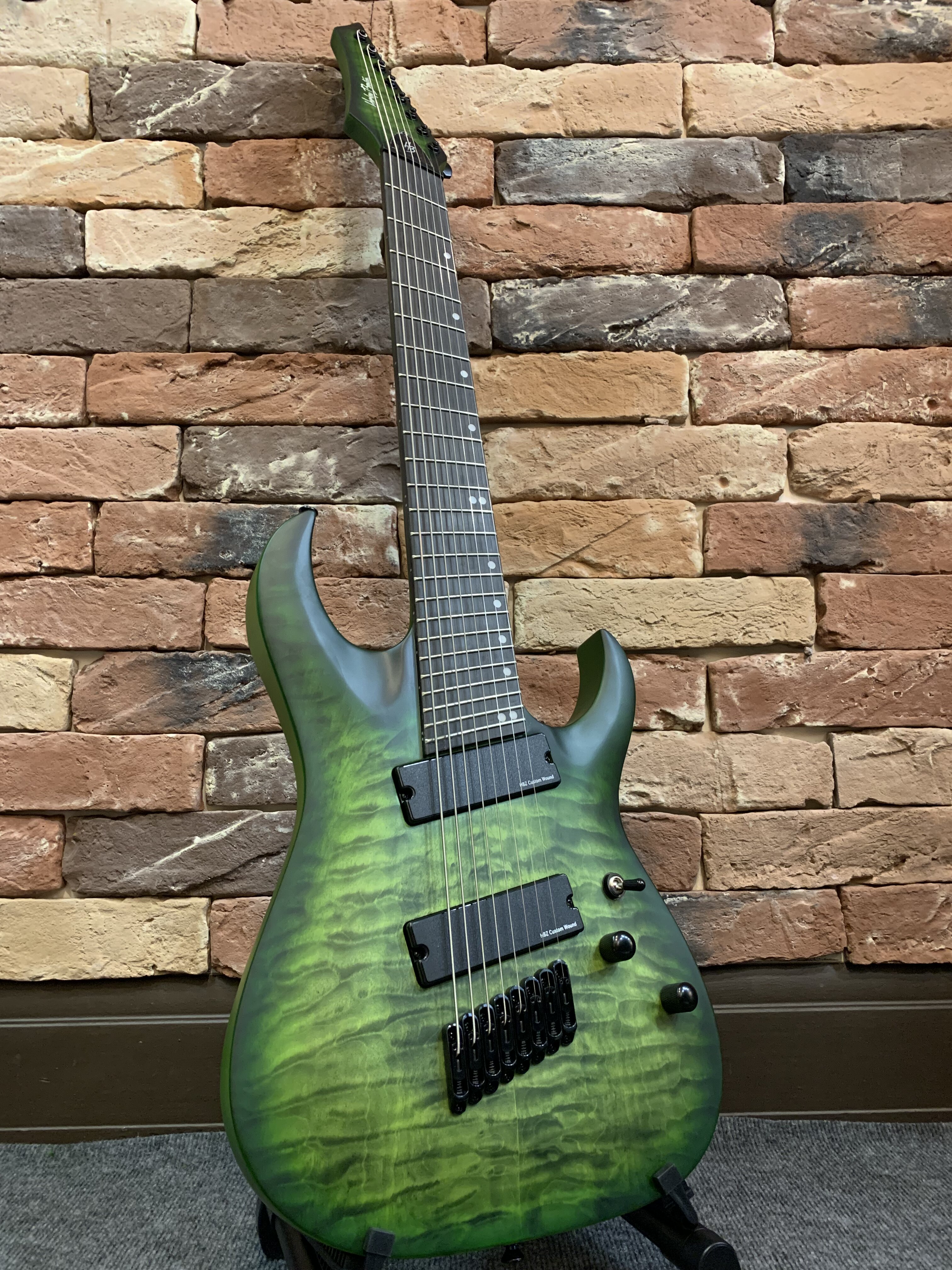 Электрогитара Harley Benton MultiScale 8 Emerald Edition - изображение 9