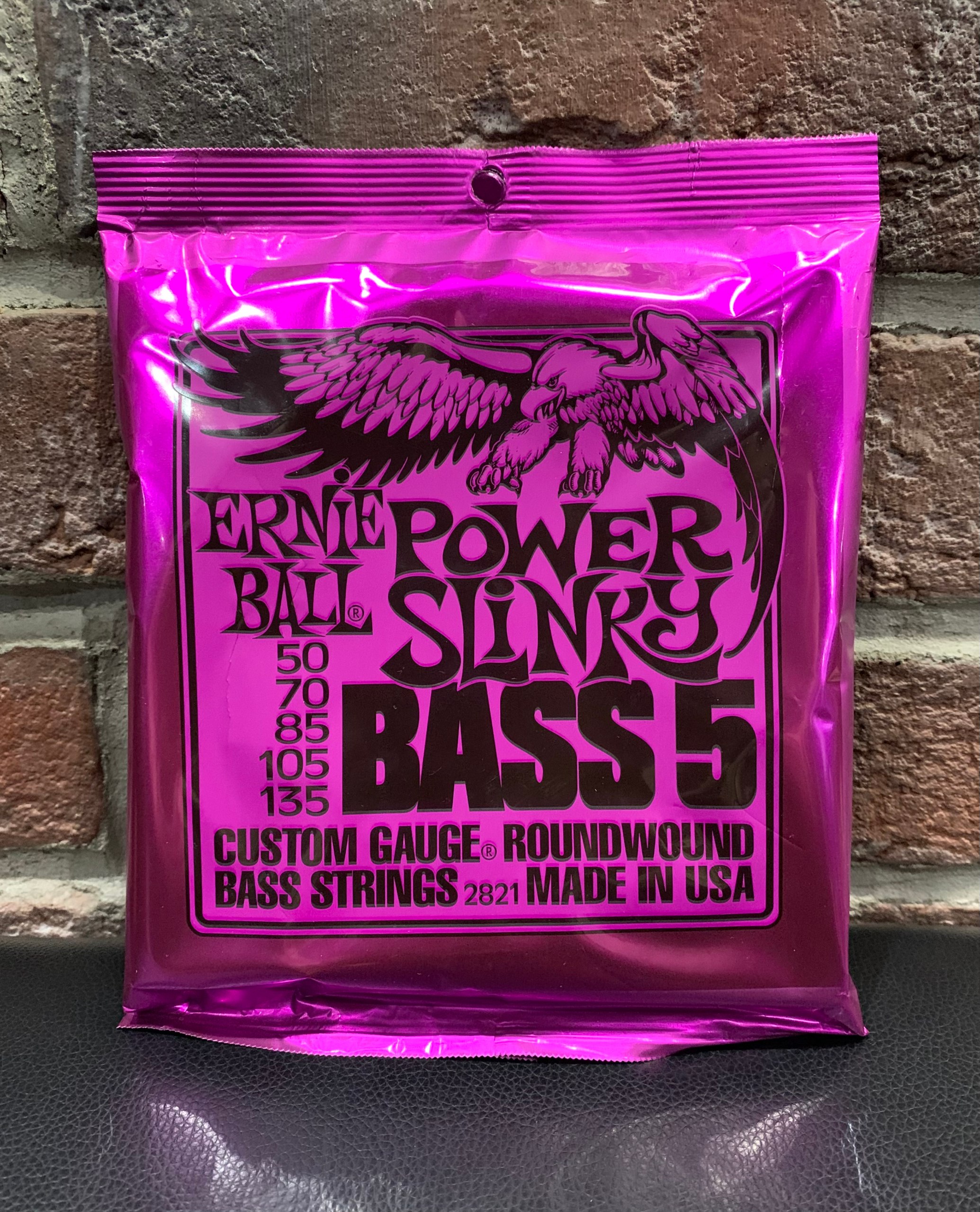 Струны для 5-ти Струнной Бас Гитары Ernie Ball 50-135 (USA)