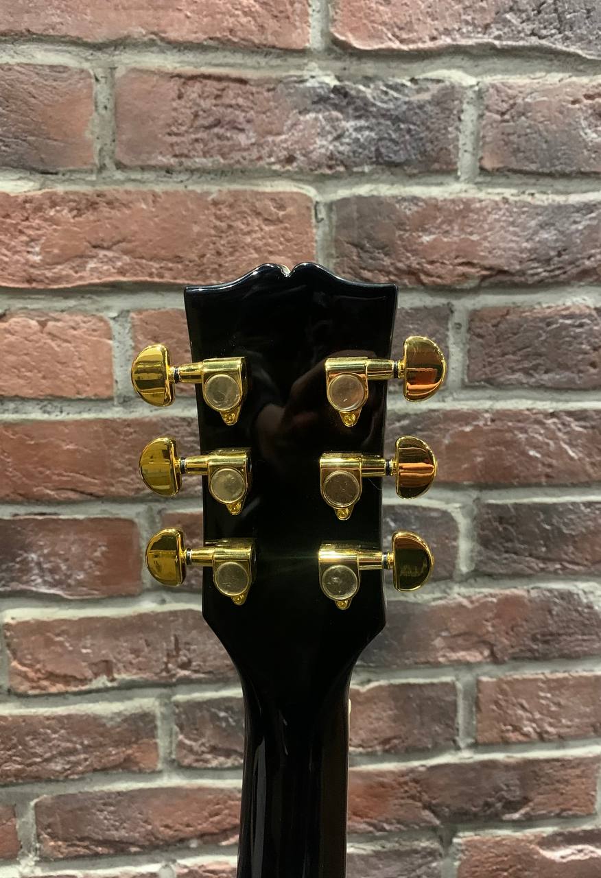Электрогитара McCartney Les Paul Gold Black - изображение 8