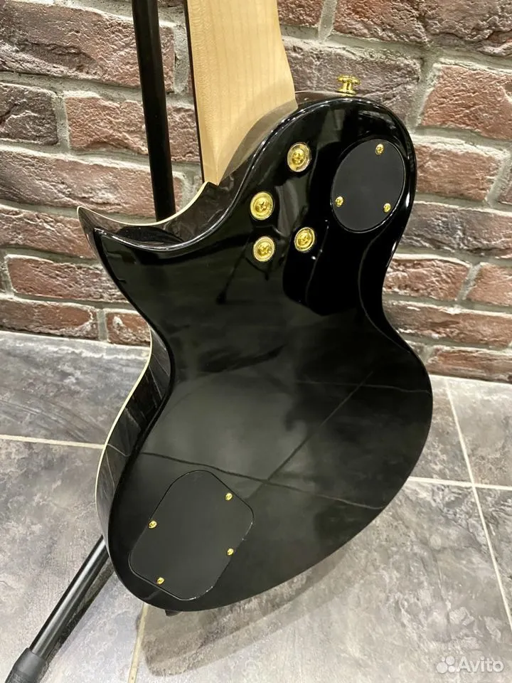 Электрогитара Vintage Les Paul Grey Gold Edition - изображение 3