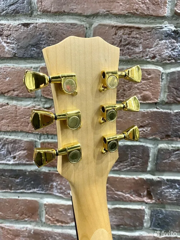 Электрогитара Vintage Les Paul Grey Gold Edition - изображение 4