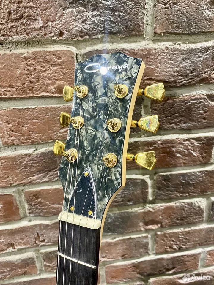Электрогитара Vintage Les Paul Grey Gold Edition - изображение 7