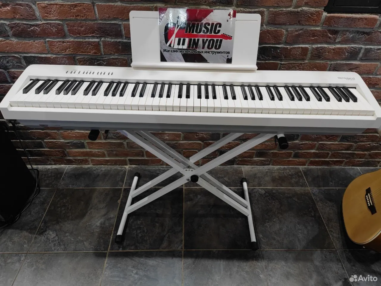 Цифровое Пианино Roland FP-30X WH + Стойка - изображение 2