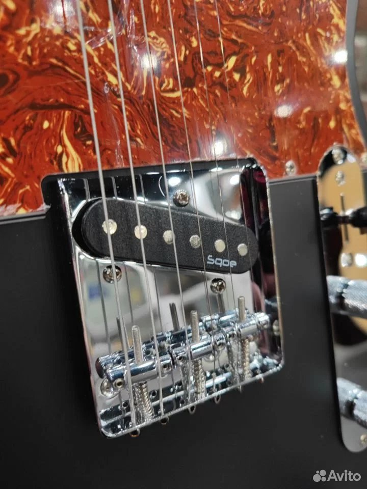 Электрогитара Telecaster SQOE Black Mate - изображение 3