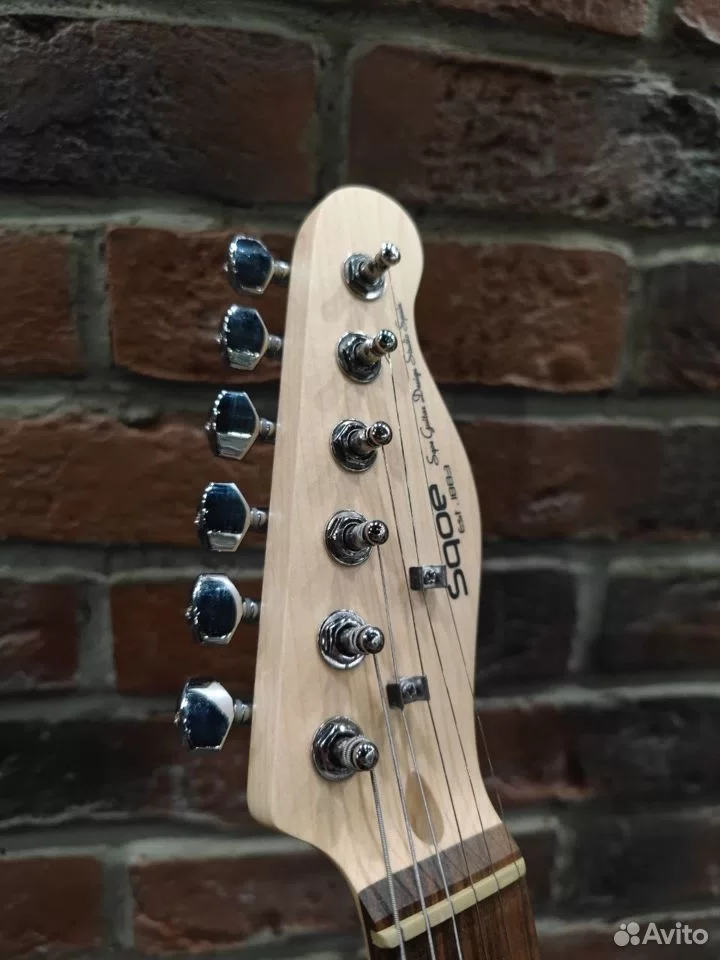 Электрогитара Telecaster SQOE Black Mate - изображение 8