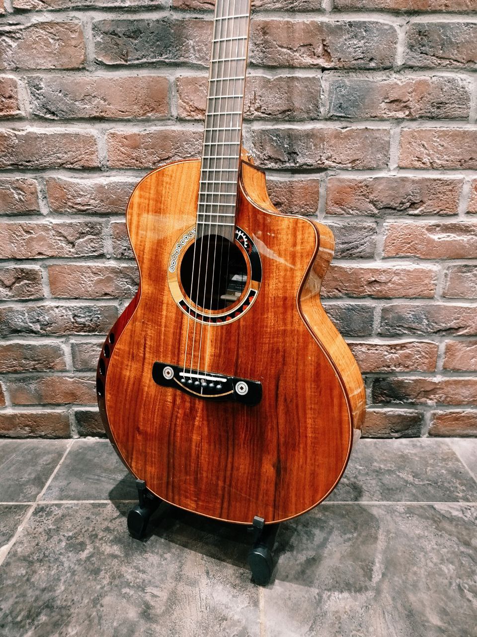 Гитара Meridaextrema Grand Concert из Массив Акации Коа Класса AAA+ - изображение 3