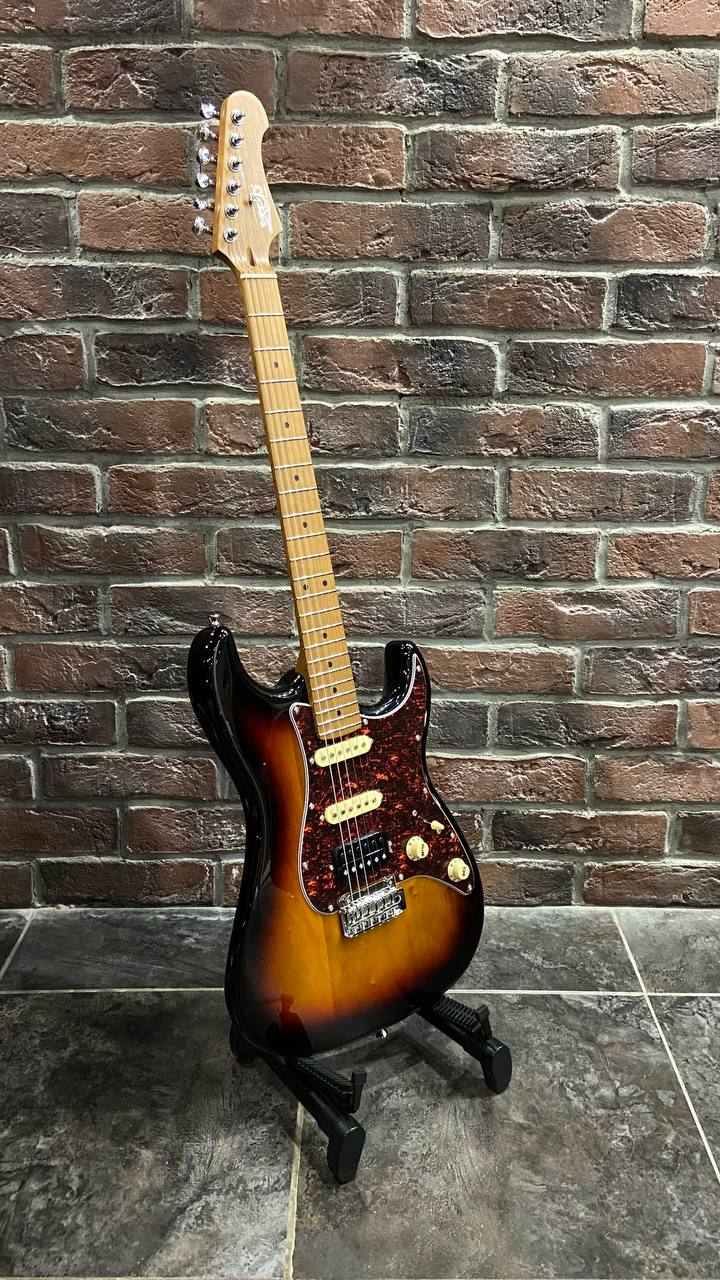 Электрогитара Jet HSS Sunbirst (аналог Fender) - изображение 9
