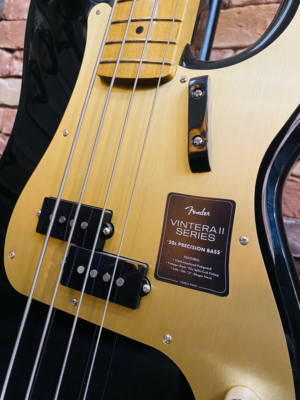 Бас Гитара Fender Vintera II '50s Precision Bass MN Black (Mexico) - изображение 3