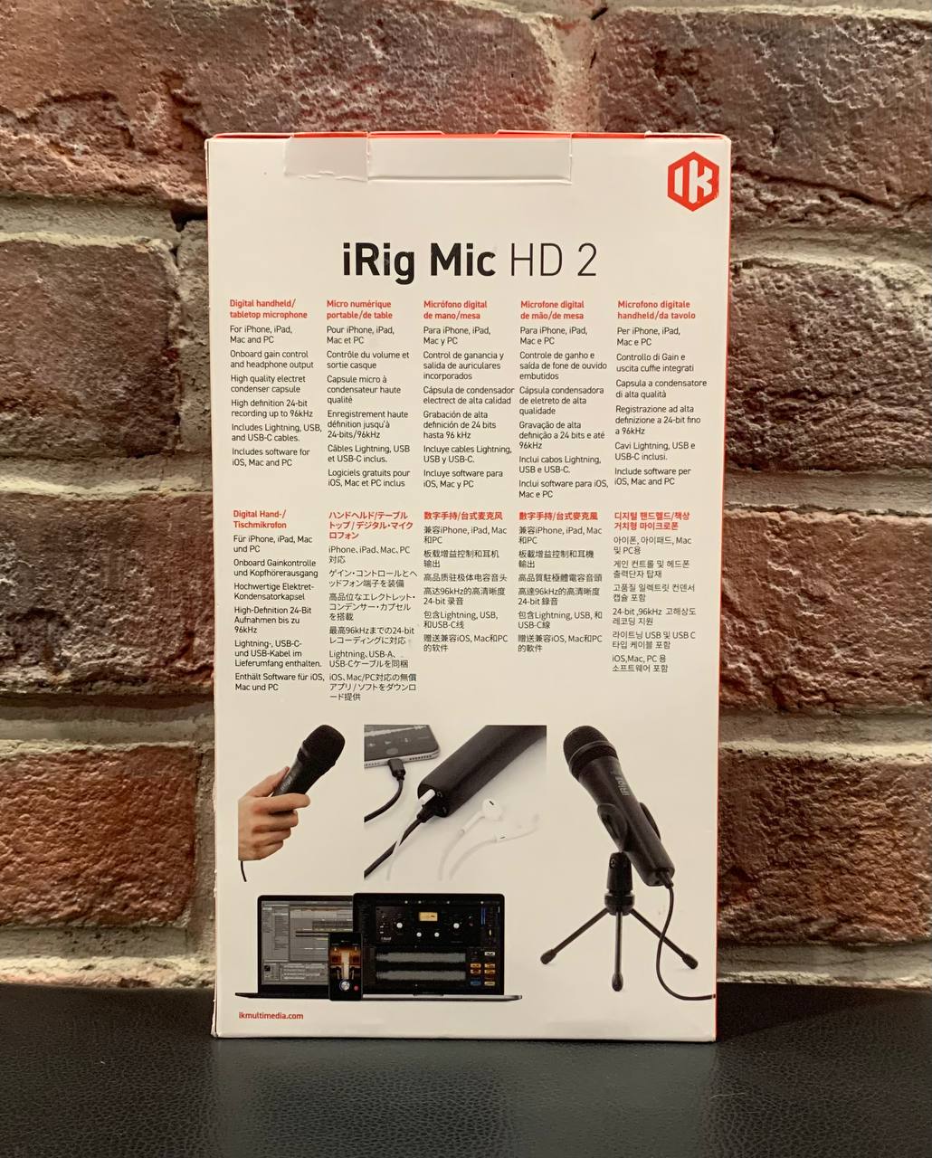 Профессиональный Конденсаторный Микрофон USB iRig Mic HD-2 - изображение 12