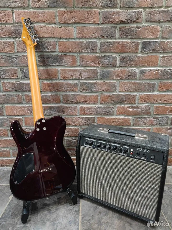 Электрогитара Telecaster Jet-450 + Комбик 40 ват - изображение 2