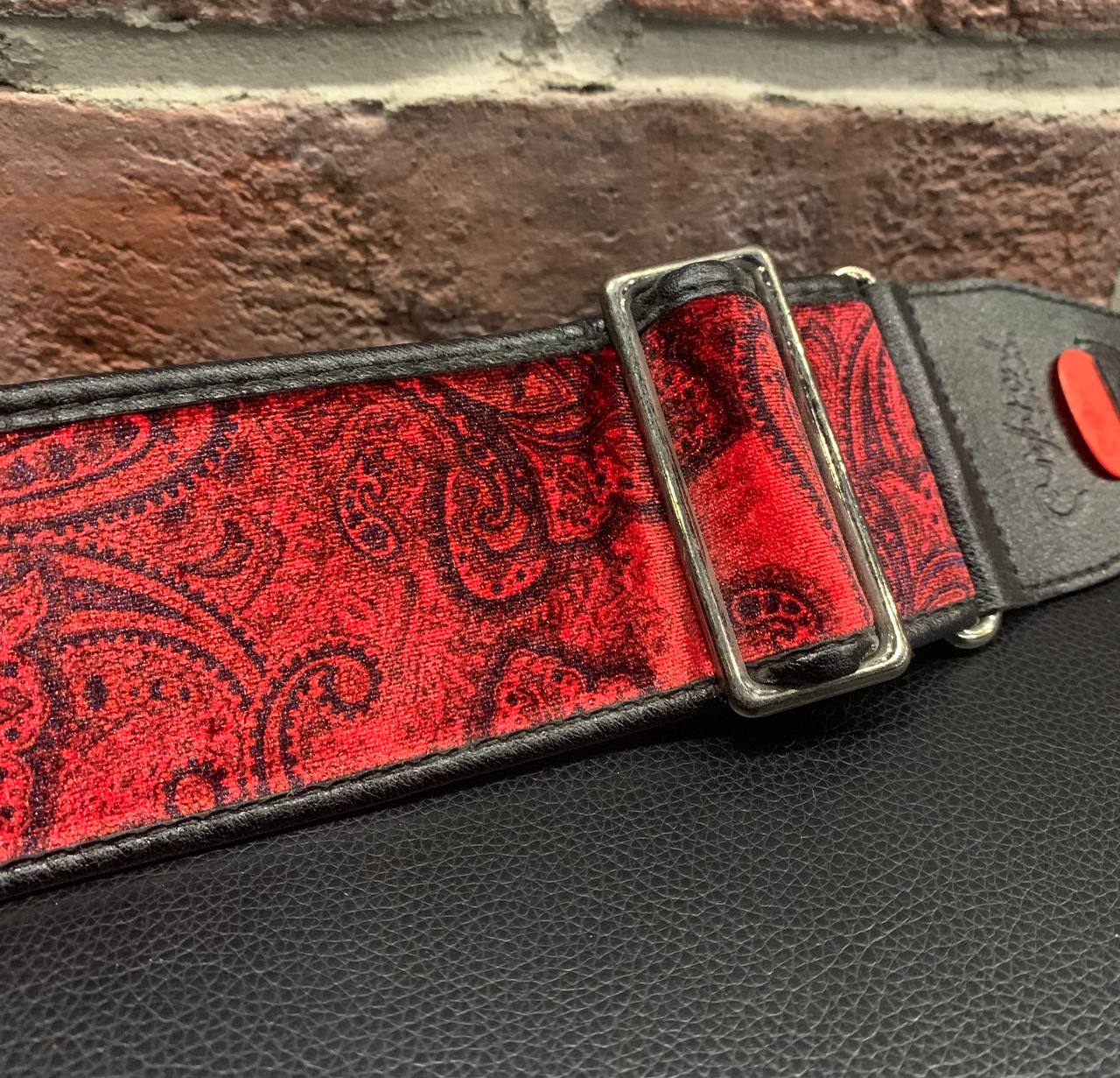 Ремень для Гитар Premium Paisley Velvet Red - изображение 8