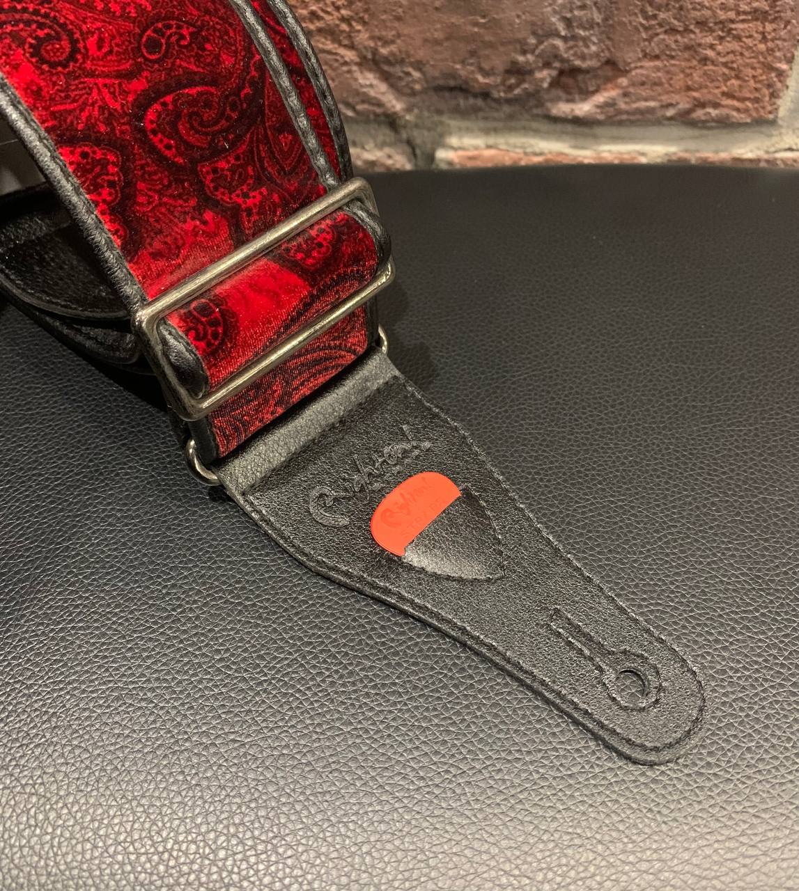 Ремень для Гитар Premium Paisley Velvet Red - изображение 9