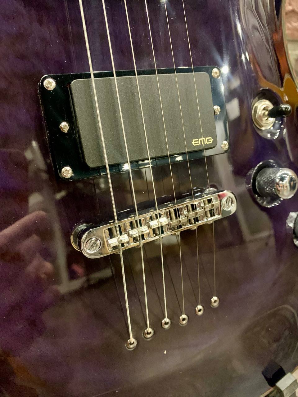 Электрогитара Aion EMG Series Violet Edition - изображение 4