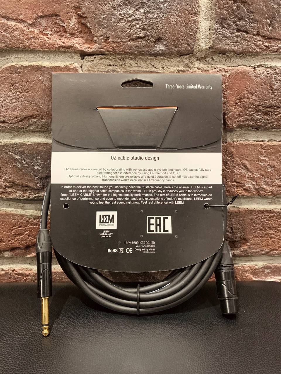 Кабель Микрофонный Leem XLR-Jack 5m - изображение 2