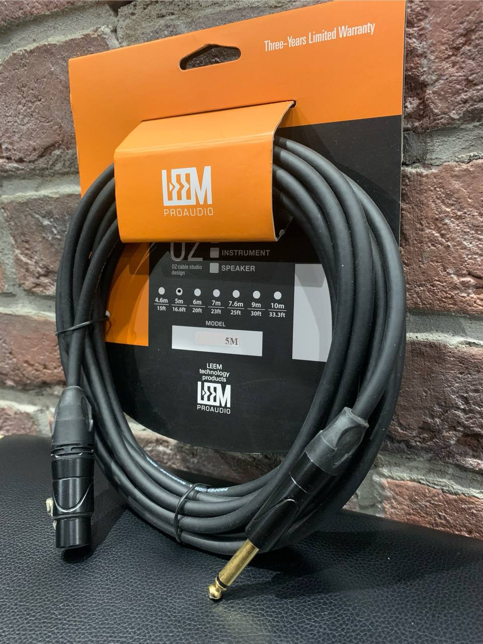 Кабель Микрофонный Leem XLR-Jack 5m - изображение 3