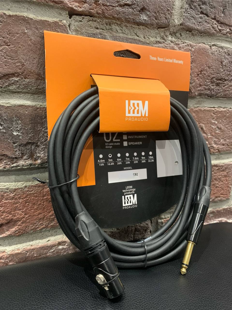 Кабель Микрофонный Leem XLR-Jack 5m - изображение 4