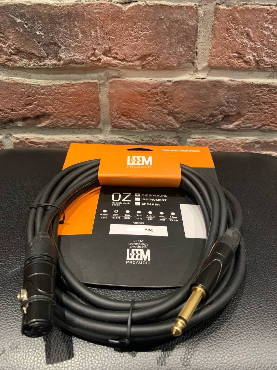 Кабель Микрофонный Leem XLR-Jack 5m - изображение 9