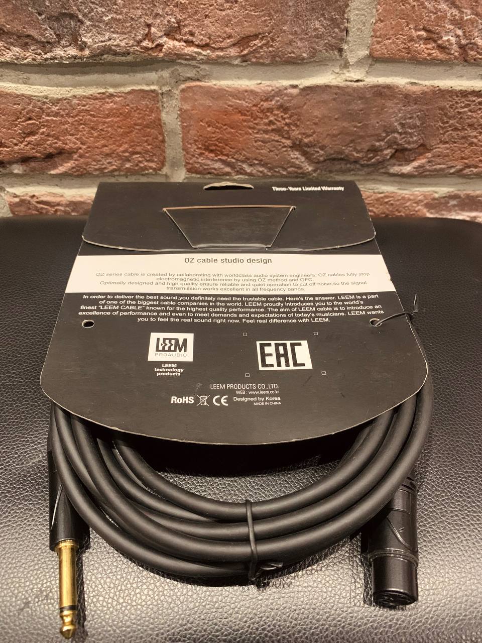 Кабель Микрофонный Leem XLR-Jack 5m - изображение 10